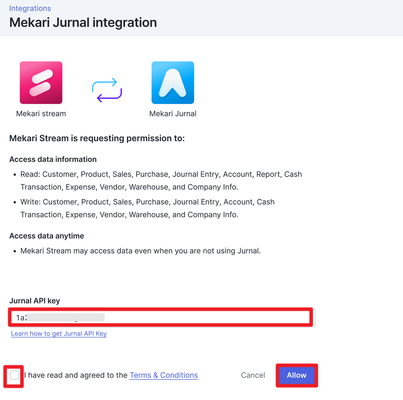 How to Integrate Mekari Stream with Mekari Jurnal – Mekari Help Center